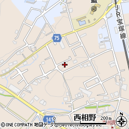 兵庫県三田市西相野817周辺の地図