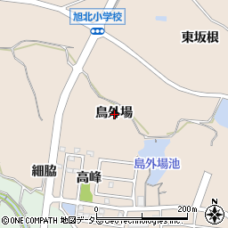 愛知県知多市日長鳥外場周辺の地図
