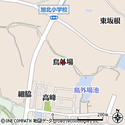 愛知県知多市日長（鳥外場）周辺の地図