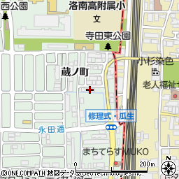 京都府向日市寺戸町蔵ノ町22-31周辺の地図