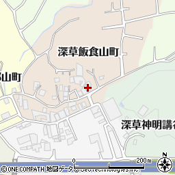 京都府京都市伏見区深草飯食山町21-4周辺の地図