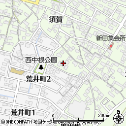 愛知県刈谷市小垣江町西中根周辺の地図