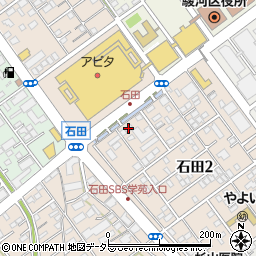 ハウス食品　静岡営業所周辺の地図