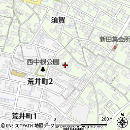 愛知県刈谷市小垣江町（西中根）周辺の地図