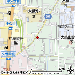 京都府京都市南区久世大藪町133周辺の地図