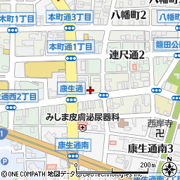 チャイルドアイズ岡崎康生校周辺の地図