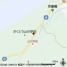 岡山県美作市万善111周辺の地図