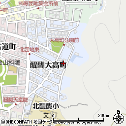 京都府京都市伏見区醍醐大高町11-7周辺の地図