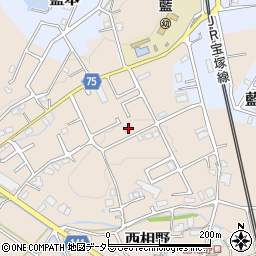 兵庫県三田市西相野791周辺の地図