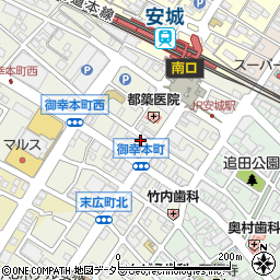 日本食一 安城横丁周辺の地図