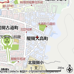 京都府京都市伏見区醍醐大高町4-6周辺の地図