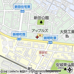 麺屋こころ　安城店周辺の地図