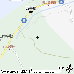 岡山県美作市万善129周辺の地図