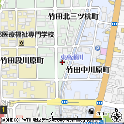 田阪卓球会館周辺の地図