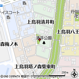 京都府京都市南区上鳥羽清井町272周辺の地図