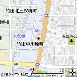 京滋マツダ伏見店周辺の地図
