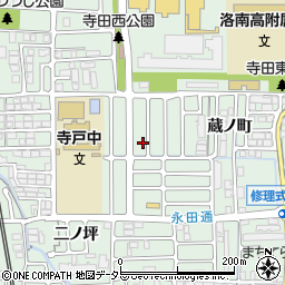 京都府向日市寺戸町蔵ノ町5-73周辺の地図