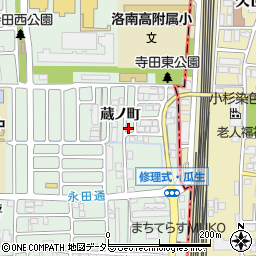 京都府向日市寺戸町蔵ノ町22-23周辺の地図