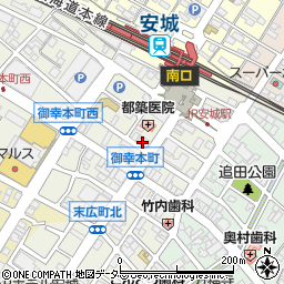 ＣａｆｅＲｏｂ　安城店周辺の地図