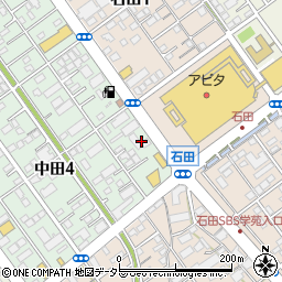治一郎 中田店周辺の地図