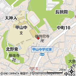 愛知県岡崎市中町小猿塚周辺の地図