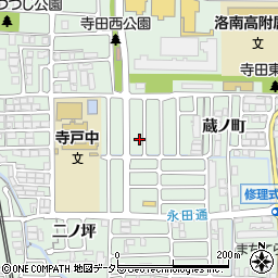 京都府向日市寺戸町蔵ノ町5-72周辺の地図