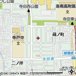 京都府向日市寺戸町蔵ノ町5-85周辺の地図