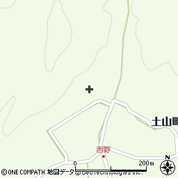 滋賀県甲賀市土山町鮎河1731周辺の地図