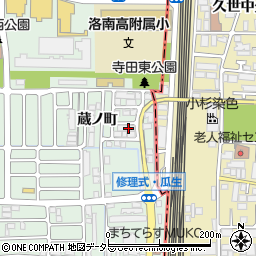 京都府向日市寺戸町蔵ノ町22-220周辺の地図