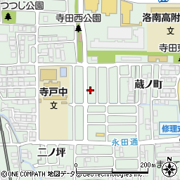 京都府向日市寺戸町蔵ノ町5-58周辺の地図