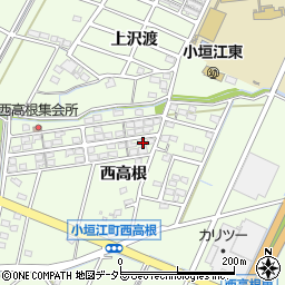 愛知県刈谷市小垣江町西高根60-28周辺の地図