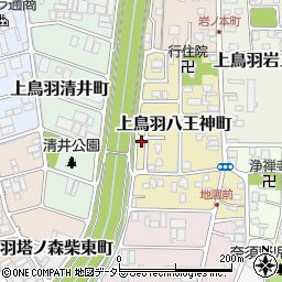 京都府京都市南区上鳥羽八王神町451周辺の地図