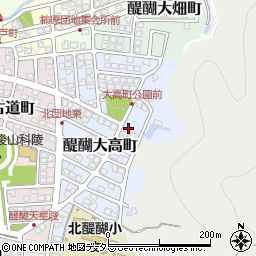 京都府京都市伏見区醍醐大高町11-16周辺の地図