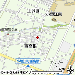 愛知県刈谷市小垣江町西高根60-29周辺の地図