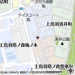 京都府京都市南区上鳥羽金仏町11周辺の地図