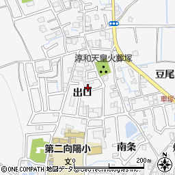京都府向日市物集女町出口25-13周辺の地図