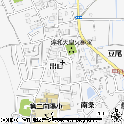 京都府向日市物集女町出口25-11周辺の地図