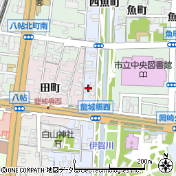 愛知県岡崎市康生町267周辺の地図
