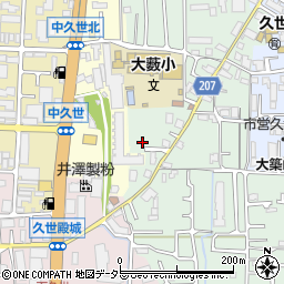 京都府京都市南区久世大藪町85周辺の地図
