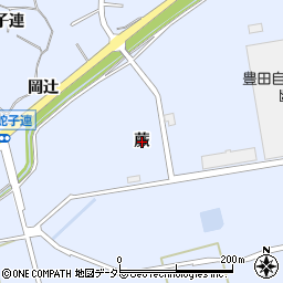 愛知県知多郡東浦町石浜蕨周辺の地図
