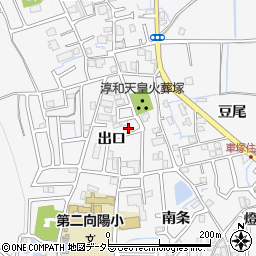 京都府向日市物集女町出口25-9周辺の地図