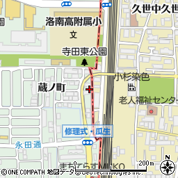 京都府向日市寺戸町蔵ノ町22-84周辺の地図