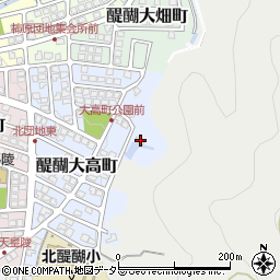 京都府京都市伏見区醍醐大高町12周辺の地図