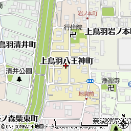 京都府京都市南区上鳥羽八王神町419周辺の地図