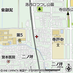 京都府向日市寺戸町三ノ坪周辺の地図