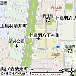 京都府京都市南区上鳥羽八王神町442周辺の地図