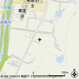 兵庫県三田市東本庄1864周辺の地図