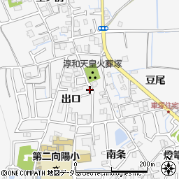 京都府向日市物集女町出口25-4周辺の地図