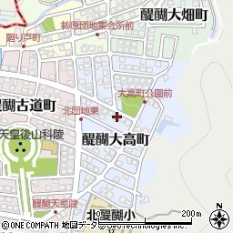 京都府京都市伏見区醍醐大高町5-7周辺の地図