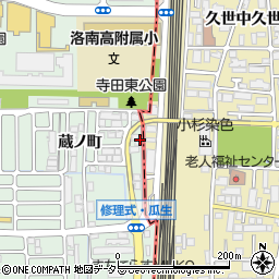 京都府向日市寺戸町蔵ノ町22-85周辺の地図